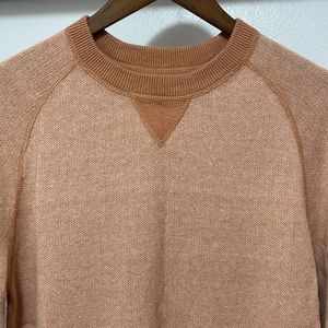Lucky Brand Crewneck Cotton Linen Sweatshirt
